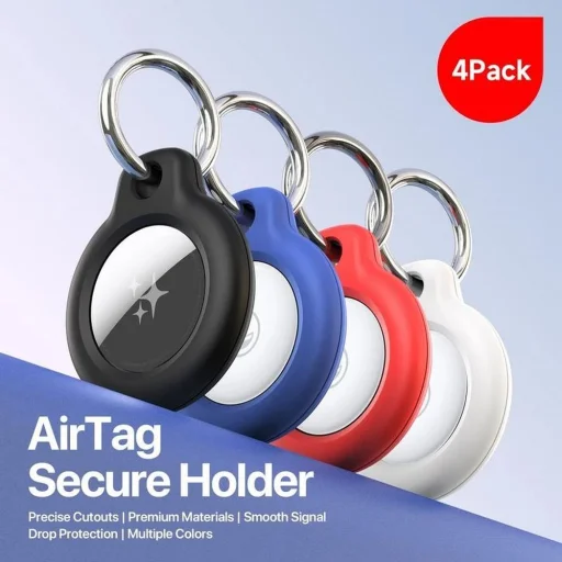 DUX DUCIS biztonságos tok tartós PC-ből készült Apple AirTag-hez (4 darab) - 7