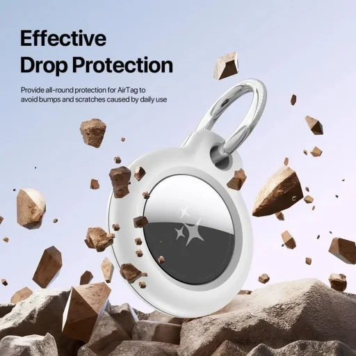 DUX DUCIS biztonságos tok tartós PC-ből készült Apple AirTag-hez (4 darab) - 9