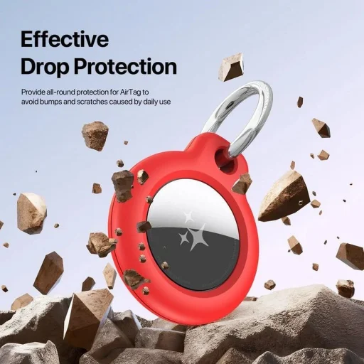 DUX DUCIS biztonságos tok tartós PC-ből készült Apple AirTag-hez (4 darab) - 10