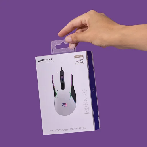 Proove Defiant gaming egér fehér - 8