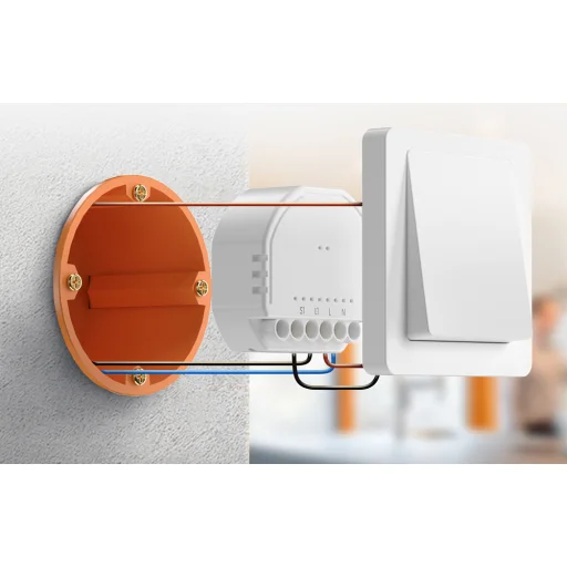 Wi-Fi Okos Fali Kapcsoló Meross MSS810HK-UN, - 2