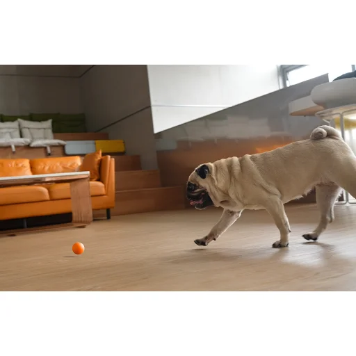 Interaktív Cheerble Wicked Ball kutyáknak (narancs) - 4