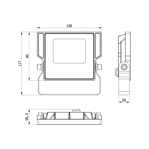LED reflektor ASPIRE 10W 6000K 1100lm 230V Forever Light - 5