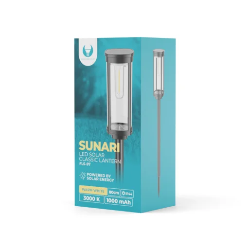 SUNARI Solar Lámpa LED FLS-97 CLASSIC Oszlop 3000K 1000mAh Ni-MH Örök Fény - 1