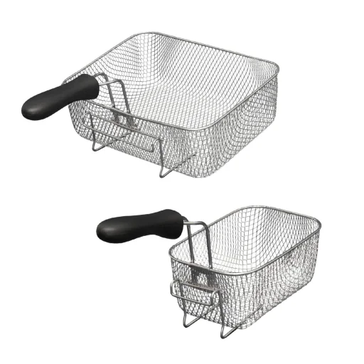 Home HGOLS4 olajsütő, 2000 W, max. 6 literes olajtartály, rozsdamentes készülékház, 3 sütőkosár - 4