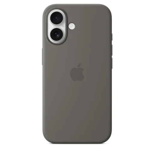 Apple iPhone 16 Szilikontok MagSafe-fel - Kőszürke - 5