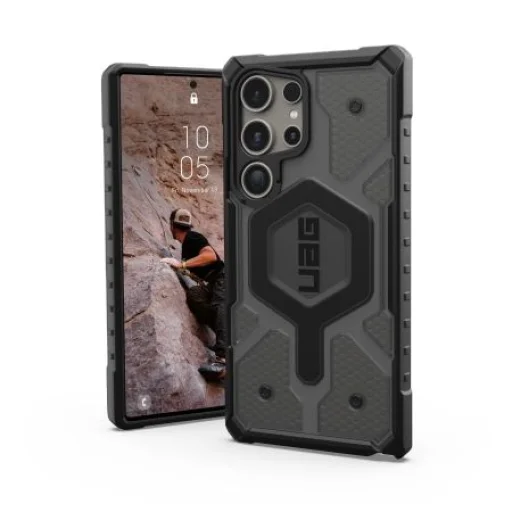 UAG Pathfinder Clear Magnet tok Samsung Galaxy S24 Ultra 5G-hez mágneses modullal - szürke - 1