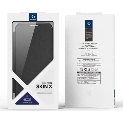 DUX DUCIS pénztárca tok SKIN X PRO kompatibilis MagSafe-el SAMSUNG A36/A56 5G fekete tok - 3