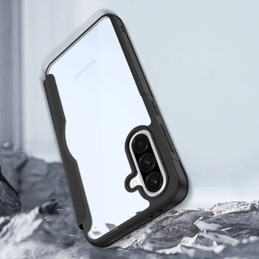 DUX DUCIS pénztárca tok SKIN X PRO kompatibilis MagSafe-el SAMSUNG A36/A56 5G fekete tok - 5