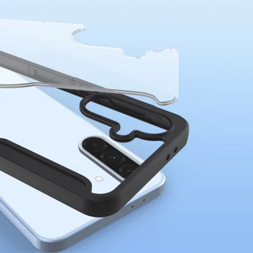 DUX DUCIS pénztárca tok SKIN X PRO kompatibilis MagSafe-el SAMSUNG A36/A56 5G fekete tok - 6