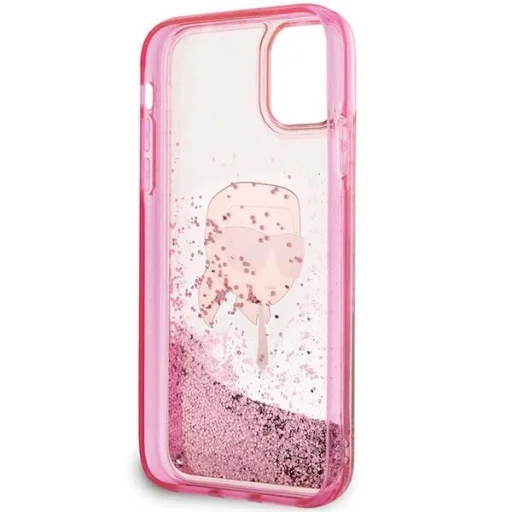 Karl Lagerfeld Glitter Karl Head iPhone 11 tok - Pink - 6