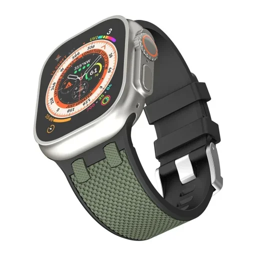 WiWU - Wi-WB015 Kylin Watch Szíj 42/44/45/49mm - katonai zöld - 2