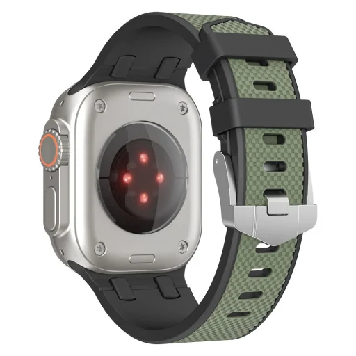 WiWU - Wi-WB015 Kylin Watch Szíj 42/44/45/49mm - katonai zöld - 1