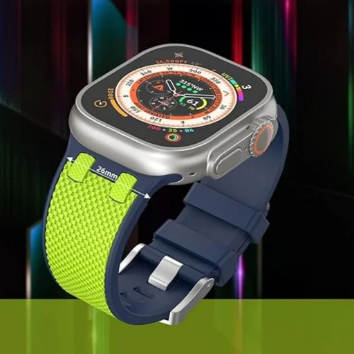 WiWU - Wi-WB015 Kylin Watch Szíj 42/44/45/49mm - fluoreszkáló zöld - 4