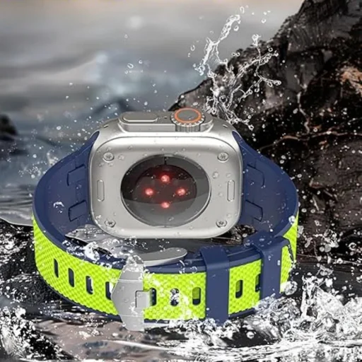 WiWU - Wi-WB015 Kylin Watch Szíj 42/44/45/49mm - fluoreszkáló zöld - 5