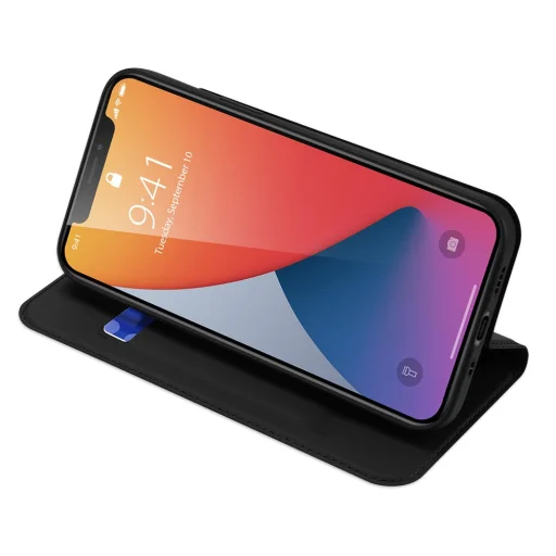 iPhone 12 mini Dux Ducis Skin Pro fliptok fekete - 5