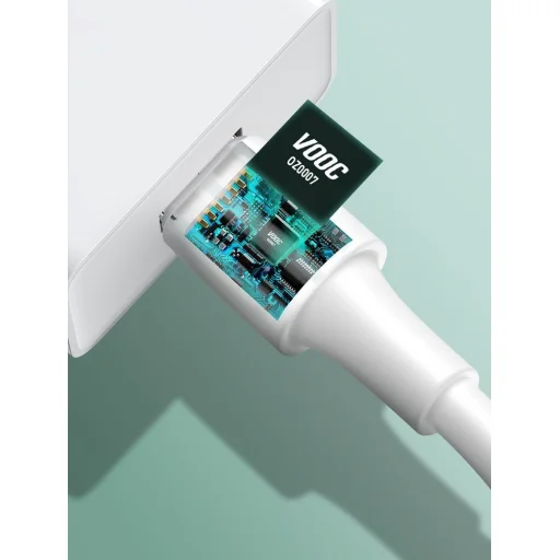 Baseus USB/USB-Type C kábel VOOC QC 3.0 5A 2m fehér (CATSW-G02) - 12