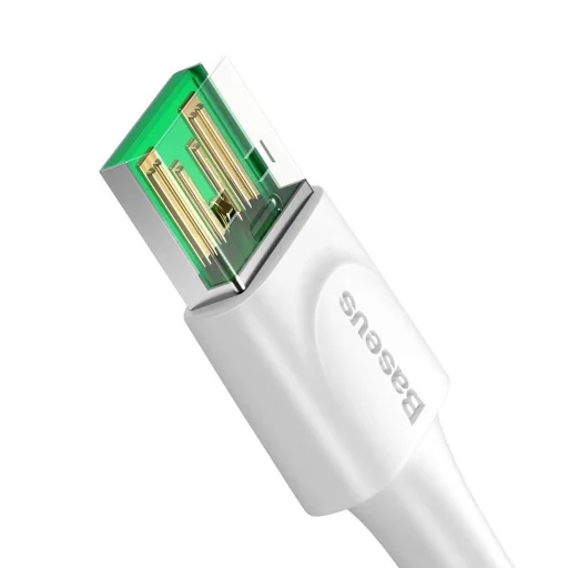 Baseus USB/USB-Type C kábel VOOC QC 3.0 5A 2m fehér (CATSW-G02) - 4