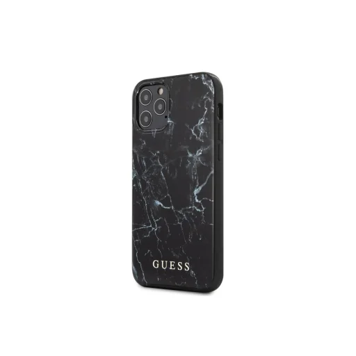 iPhone 12 Mini Guess GUHCP12SPCUMABK Marble tok fekete - 1