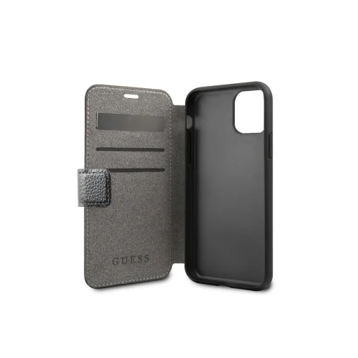 iPhone 12 Mini Guess GUFLBKSP12SIGLBK Iridescent fliptok fekete - 2