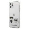 iPhone 12/ 12 Pro TPU/PC tok átlátszó Karl Lagerfeld KLHCP12MCKTR Karl Choupette thumbnail