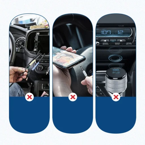 Ugreen Vezeték nélküli bluetooth audio adapter AUX aptX 3.5mm mini jack fekete (70304) - 5