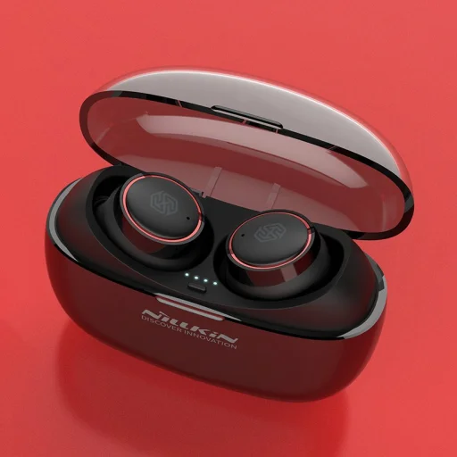 Nillkin E1 Liberty TWS vezeték nélküli Bluetooth 5.0 IPX4 fülhallgató fekete/ arany - 13