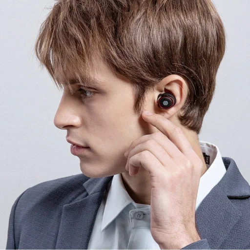 Nillkin E1 Liberty TWS vezeték nélküli Bluetooth 5.0 IPX4 fülhallgató fekete/ arany - 9