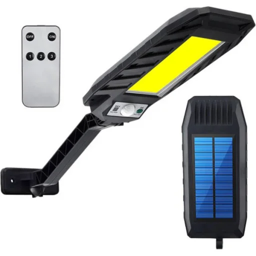 Napelemes kültéri LED lámpa mozgás és sötétedés érzékeléssel - 1