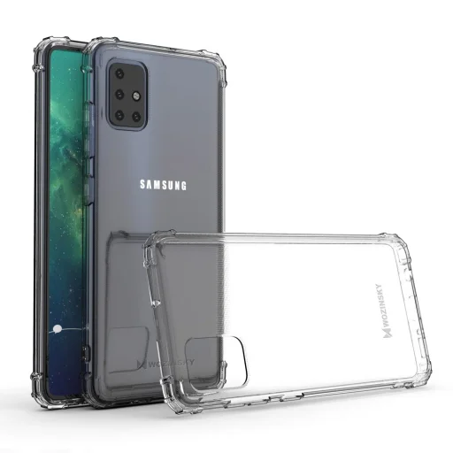 Samsung A51 Wozinsky Anti Shock fokozott védelmet nyújtó tok átlátszó - 2