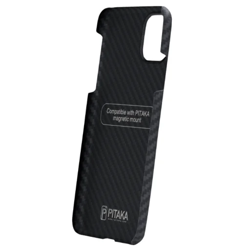 PITAKA MagEZ tok iPhone 11 Pro MAX fekete/ szürke színben (KI1101M) - 5