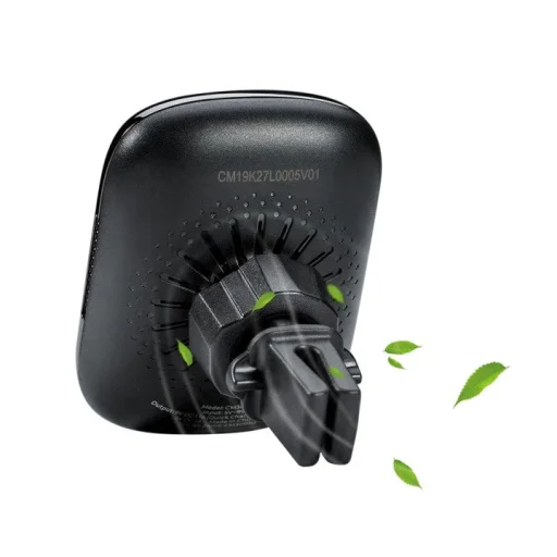 PITAKA MagEz Mount Qi Univerzális szellőzőre helyezhető mágneses autós telefontartó és vezeték nélküli Qi töltő fekete (CM3001Q) - 4