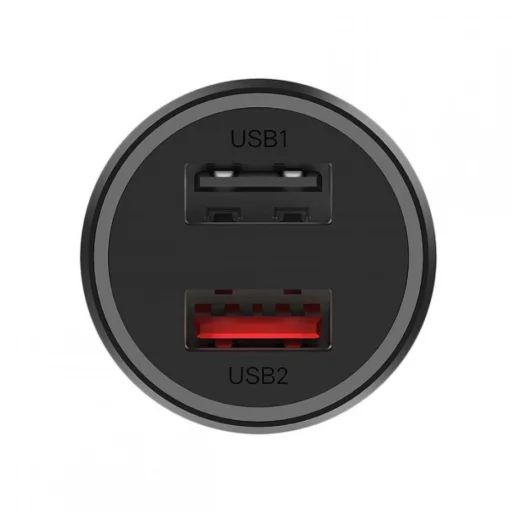 Xiaomi GDS4147GL Gyári szivargyújtós töltő Mi 37W Dual Fast fekete - 2