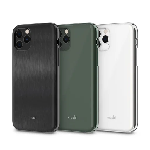 Moshi iGlaze iPhone 11 Pro keménytok, éjsötét zöld - 3
