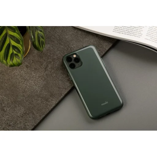 Moshi iGlaze iPhone 11 Pro keménytok, éjsötét zöld - 6