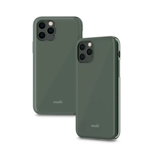 Moshi iGlaze iPhone 11 Pro keménytok, éjsötét zöld - 10