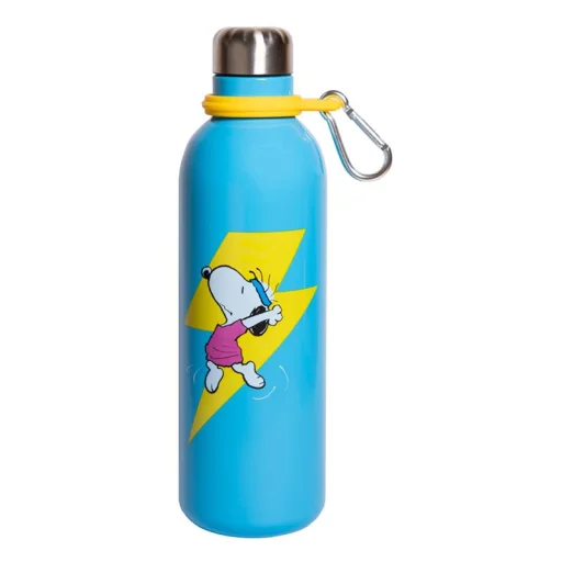 Snoopy 500 ml fém kulacs, kék - 7