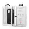 iPhone 12 mini Guess GUHCP12SPUILGBK Iridescent Love szilikon tok fekete thumbnail