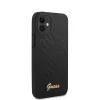 iPhone 12 mini Guess GUHCP12SPUILGBK Iridescent Love szilikon tok fekete thumbnail