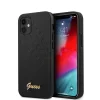 iPhone 12 mini Guess GUHCP12SPUILGBK Iridescent Love szilikon tok fekete thumbnail