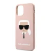 iPhone 12/12 Pro Karl Lagerfeld Head Silicone KLHCP12MSLKHLP tok Light Pink thumbnail