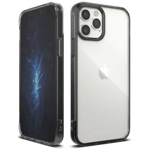 iPhone 12/ 12 Pro Ringke Fusion PC és TPU tok szürke (FSAP0055) - 4