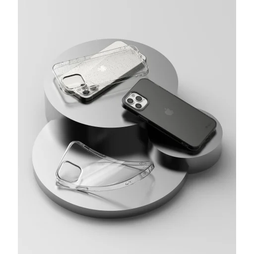 iPhone 12/ 12 Pro Ringke Air Ultravékony TPU gél tok flitteres átlátszó (ARAP0040) - 2