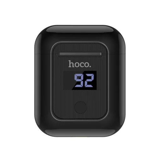 HOCO S11 TWS vezeték nélküli bluetooth headset fülhallgató fekete + fekete szilikon tok - 3