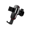 Baseus Metal Age Gravity univerzális szellőzőre erősíthető autós telefontartó fekete színben (SUYL-D01) thumbnail