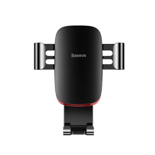 Baseus Metal Age Gravity univerzális szellőzőre erősíthető autós telefontartó fekete színben (SUYL-D01) - 1