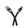 Baseus Purple Gold Red USB/USB-C nylon harisnyázott kábel 40W gyorstöltési teljesítménnyel QC3.0 2m fekete (CATZH-BV1) thumbnail