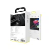 Baseus autós töltő digitális kijelzővel, 2xUSB csatlakozóval + 3-in-1 töltő kábellel 1.2m, 24W 4.8A, fekete (TZCCBX-0G) - 8