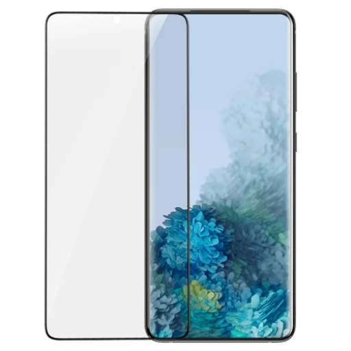 Baseus 2x 0.15mm 9H kijelzővédő 3D fólia Samsung S20 fekete (SGSAS20-KR01) - 1