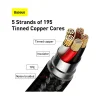Baseus Zinc mágneses USB - Lightning adatkábel 2.4A 1m fekete/szürke (CALXC-KG1) thumbnail